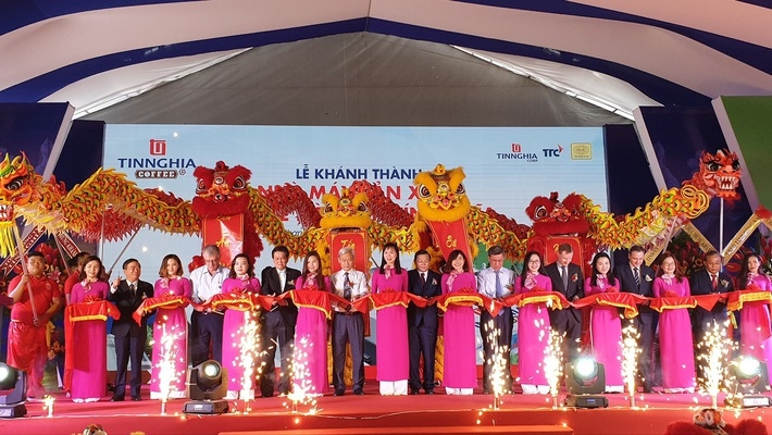 Khánh thành nhà máy chế biến sâu cà phê lớn nhất Việt Nam