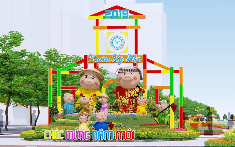 Đường hoa Nguyễn Huệ 2019 sẽ tái hiện Kênh Lớn thời nhà Nguyễn