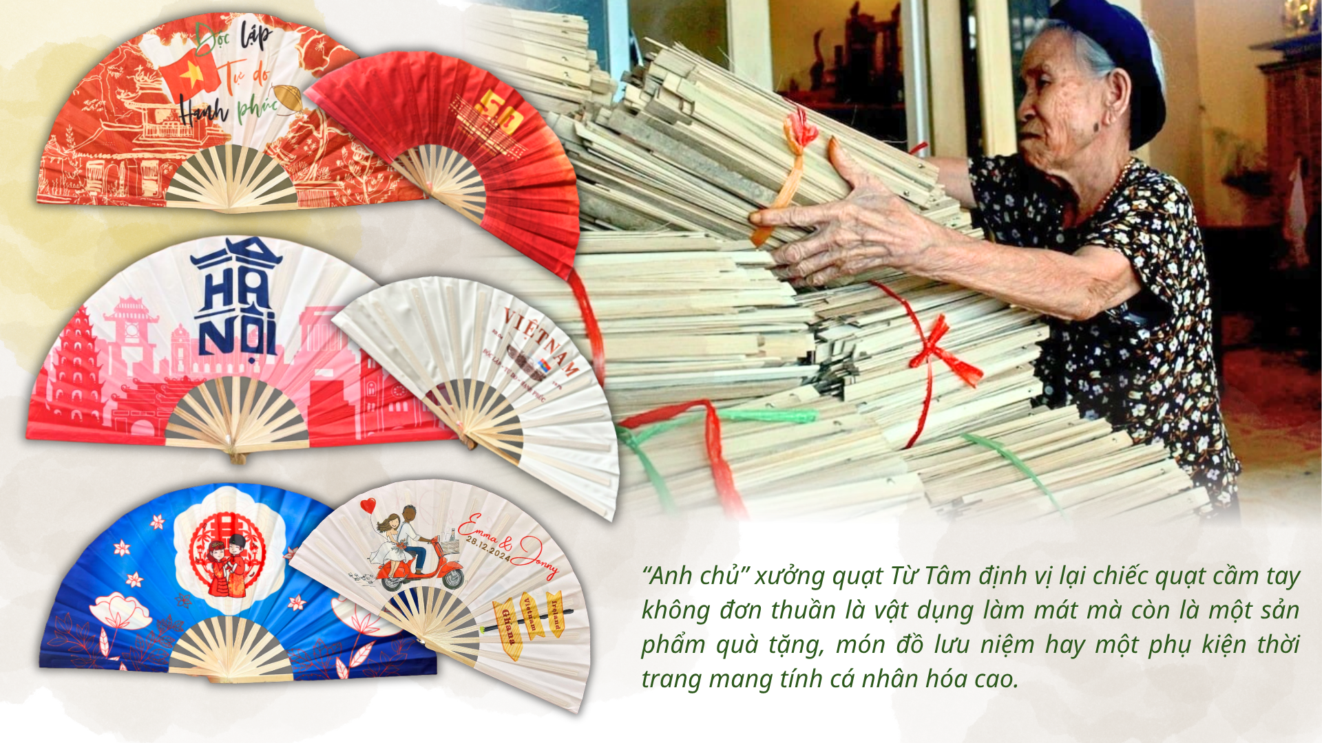 Người Chàng Sơn tái định vị di sản quạt trăm năm