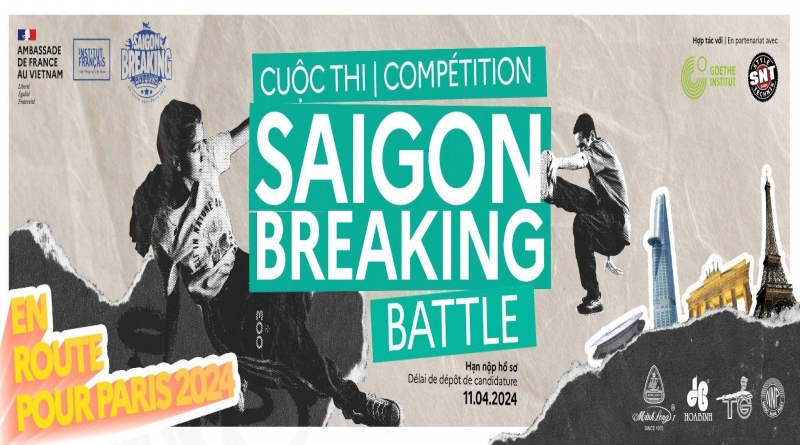 Cuộc thi Breakdance Quốc tế “Saigon Breaking Battle - Đường tới Paris 2024”