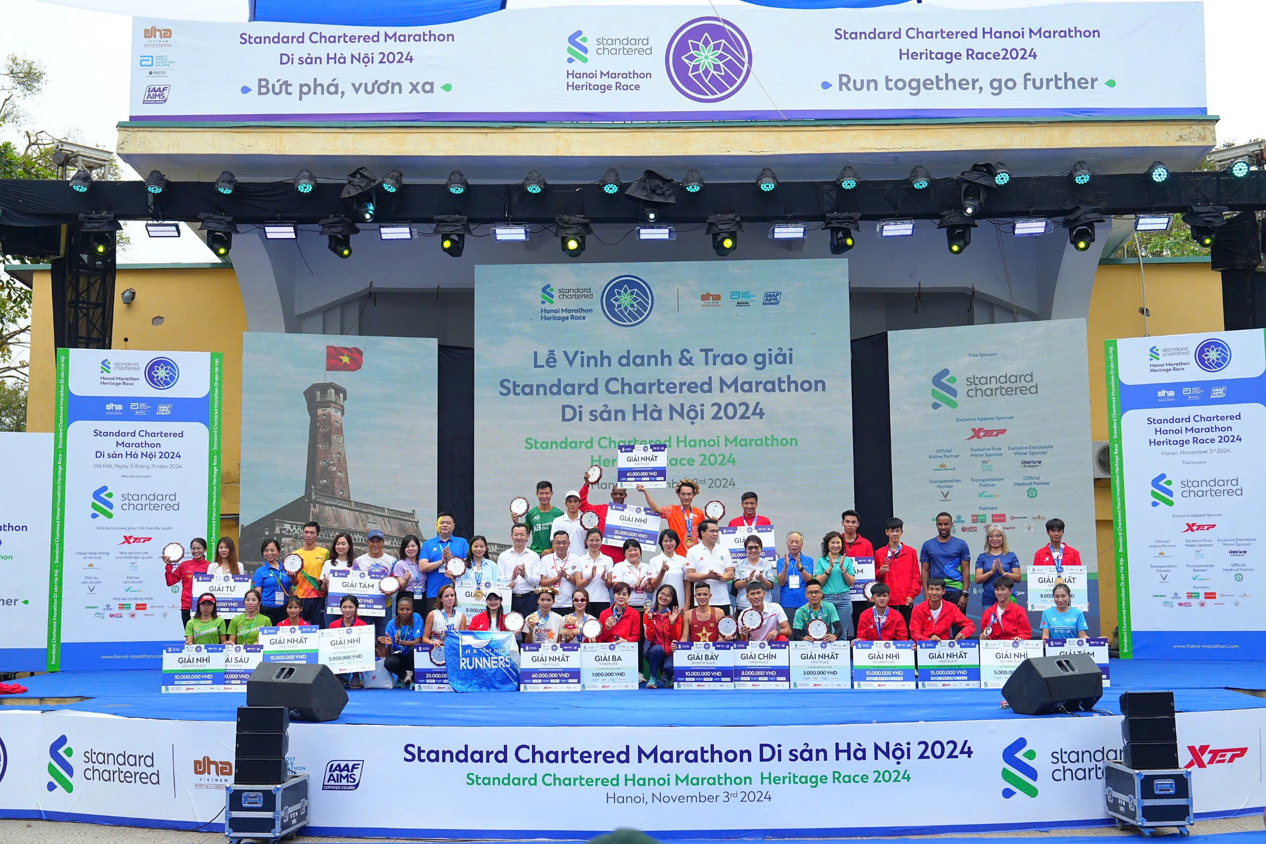 Giải Standard Chartered Marthon Di sản Hà Nội 2024 thành công với tinh thần“Bứt phá, vươn xa”