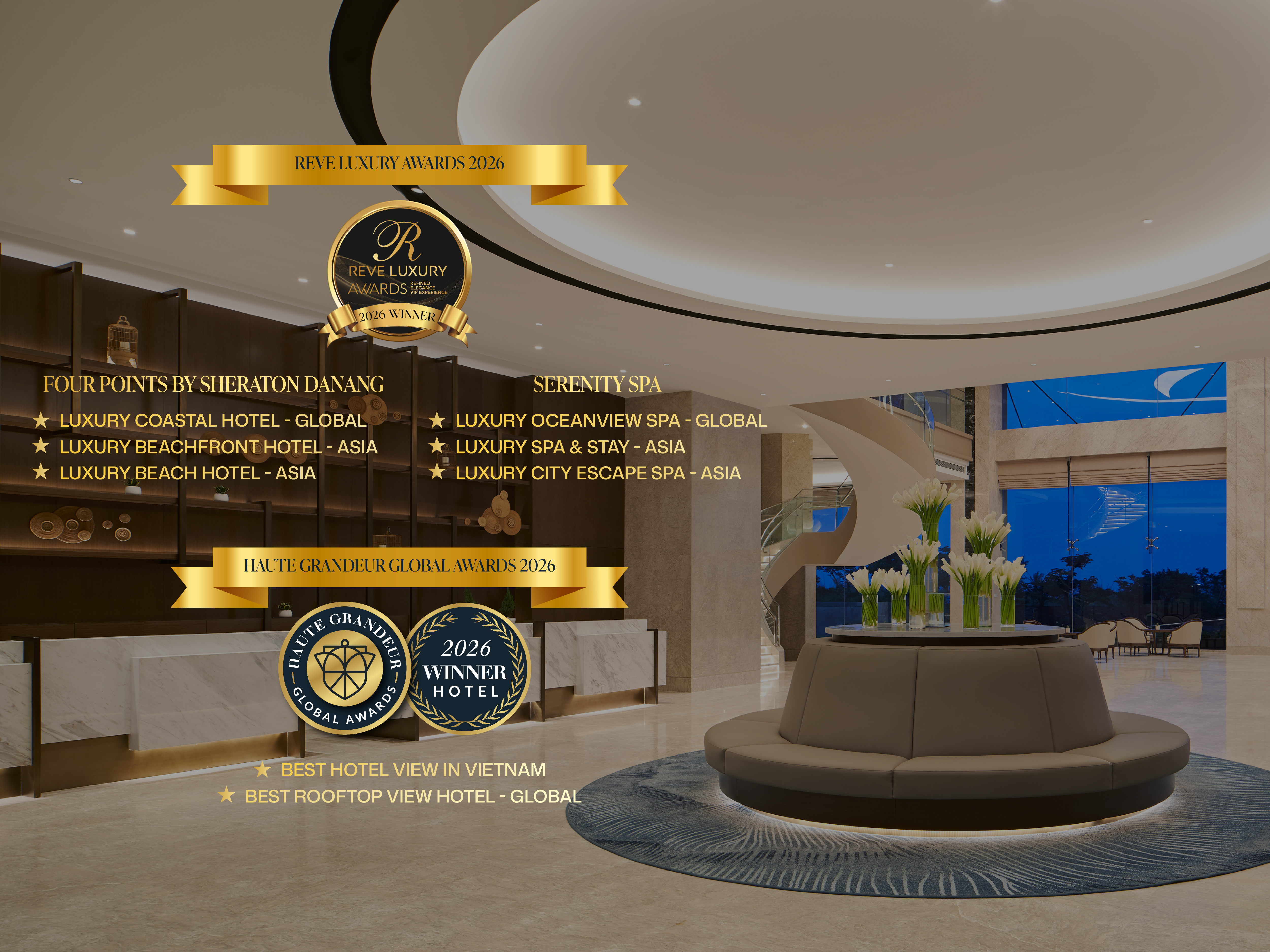 Four Points by Sheraton Danang được vinh danh với 8 giải thưởng