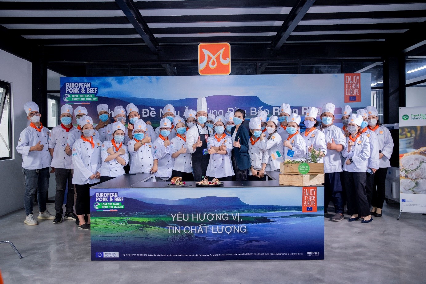 Bord Bia  tổ chức chuyên đề nấu ăn thịt heo Châu Âu