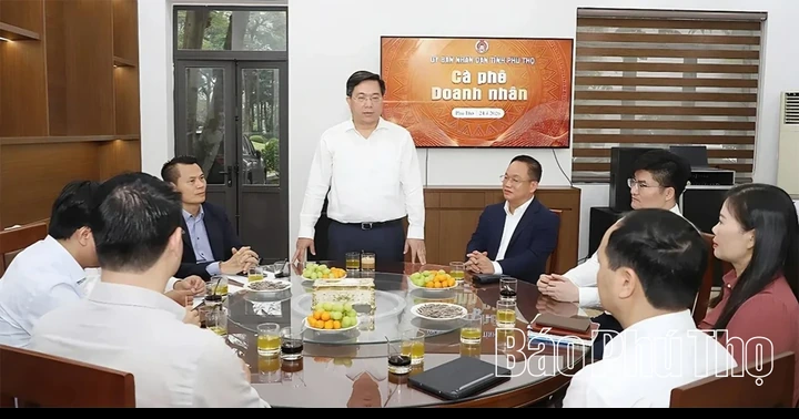 “Cà phê doanh nhân”: Mở không gian đối thoại, tháo gỡ điểm nghẽn