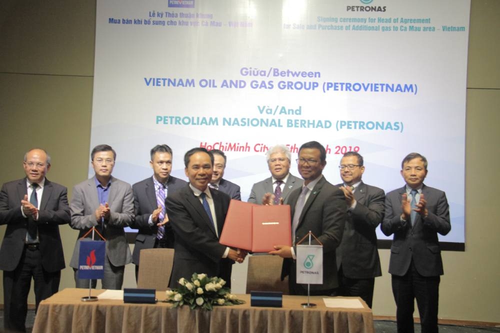 Ký thoả thuận khung về mua bán khí