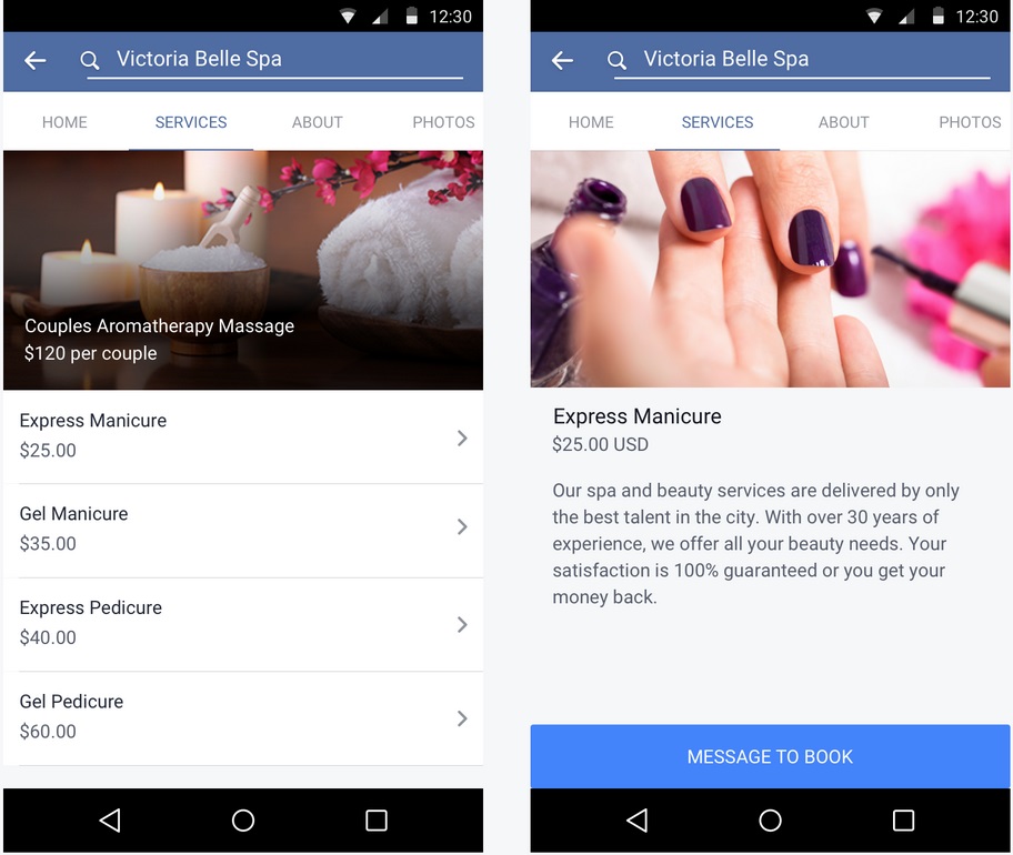 Facebook Ra Mắt Chức Năng Dịch Vụ Và Cửa Hàng