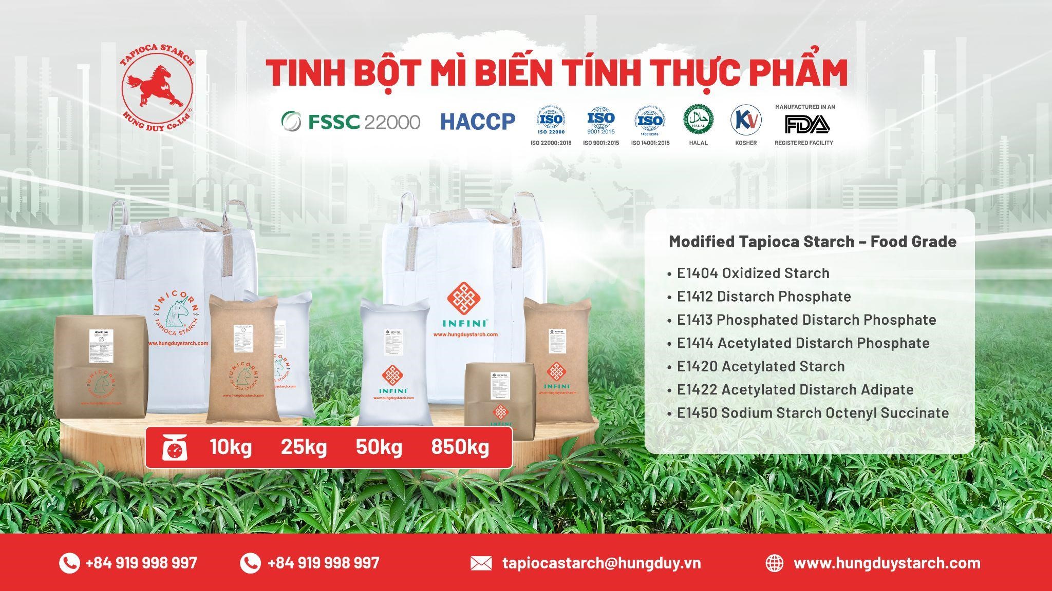Hùng Duy Starch và hành trình đưa tinh bột mì biến tính Việt Nam vươn ra quốc tế