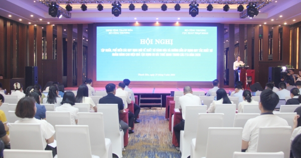Thanh Hóa: Bộ Công Thương tổ chức Hội nghị phổ biến các quy định mới về xuất xứ hàng hóa