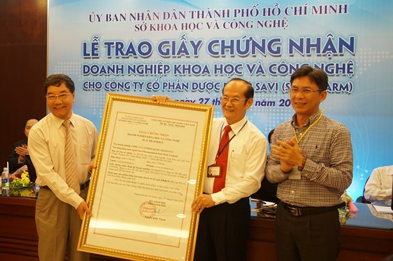TPHCM có doanh nghiệp KH-CN đầu tiên trong ngành dược
