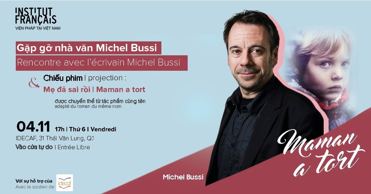 Gặp gỡ nhà văn Michel Bussi - “ông hoàng trinh thám” trong nền văn học Pháp đương đại