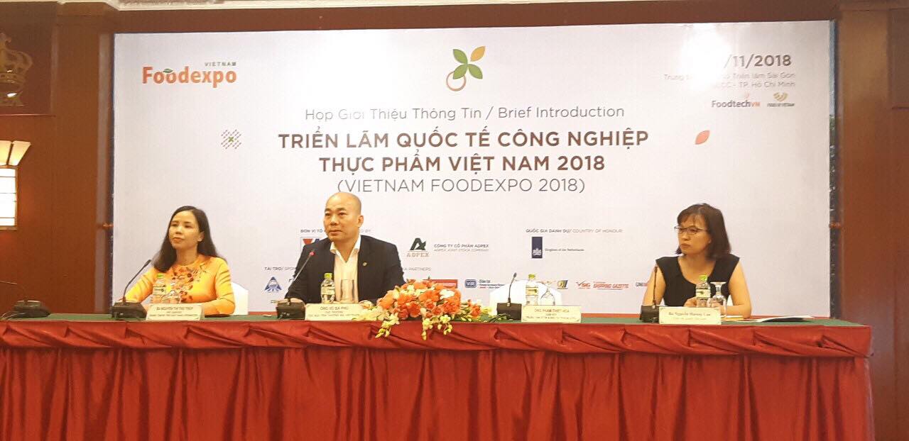 600 gian hàng tham gia Triển lãm Quốc tế Công nghiệp Thực phẩm Việt Nam 2018