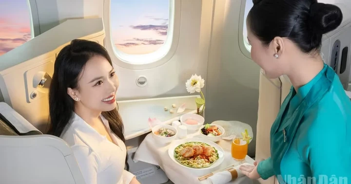Vietnam Airlines lần đầu giành danh hiệu hãng hàng không có ẩm thực tốt nhất thế giới