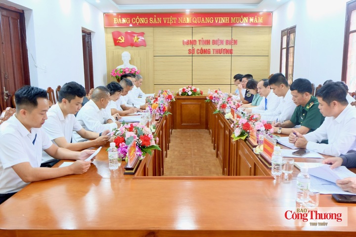 Sở Công Thương tỉnh Điện Biên làm việc với Đoàn đại biểu huyện Giang Thành, thành phố Phổ Nhĩ, tỉnh Vân Nam (Trung Quốc).