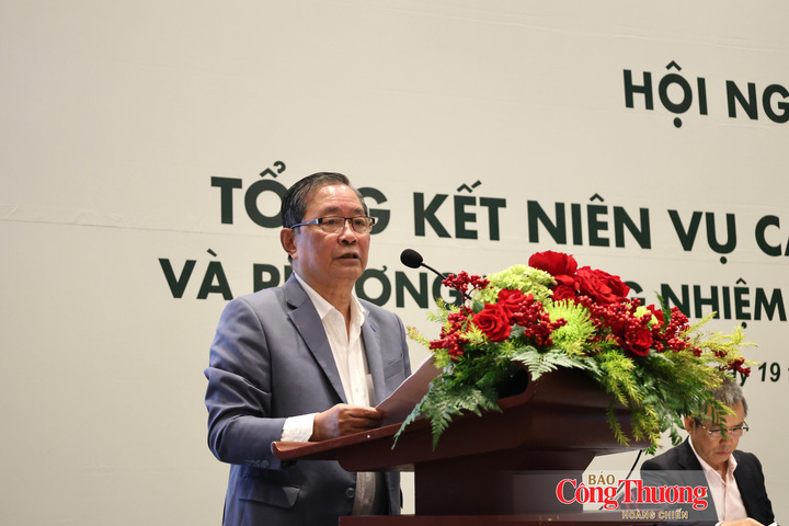 Ông Nguyễn Nam Hải, Chủ tịch VICOFA phát biểu tại hội nghị.